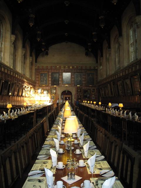 Harry Potter dining hall, Christ Church, Oxford University by Sarah Laurence